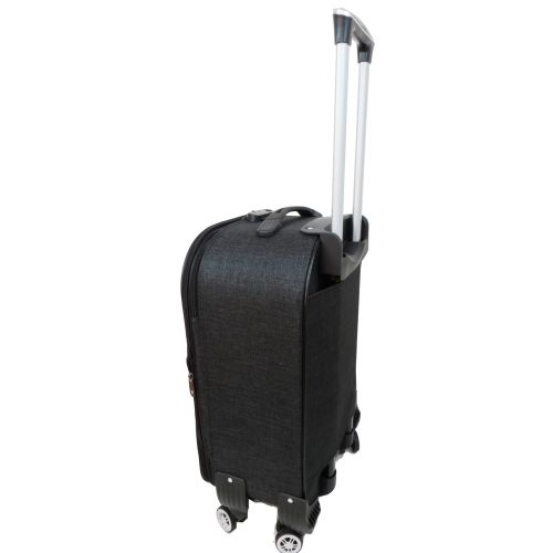 Малый тканевый чемодан на колесах 42L Gedox темно-серый