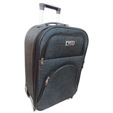 Малый тканевый чемодан на колесах 42L Gedoх темно-серый