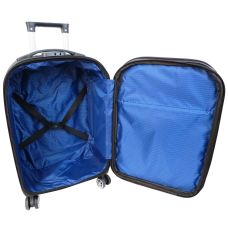 Малый тканевый чемодан на колесах 42L Gedoх темно-серый