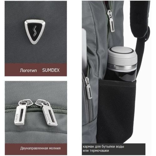 Рюкзак с отделом для ноутбука 15,6 Sumdex PON-391 Бордовый