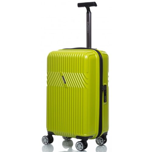 Маленький чемодан на колесах их поликарбоната 42L Sumdex салатовый