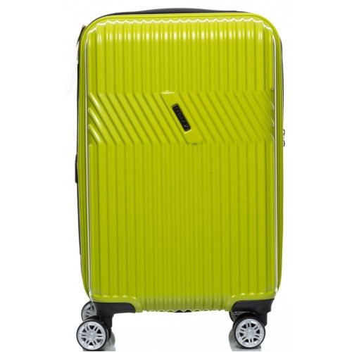 Маленький чемодан на колесах их поликарбоната 42L Sumdex салатовый