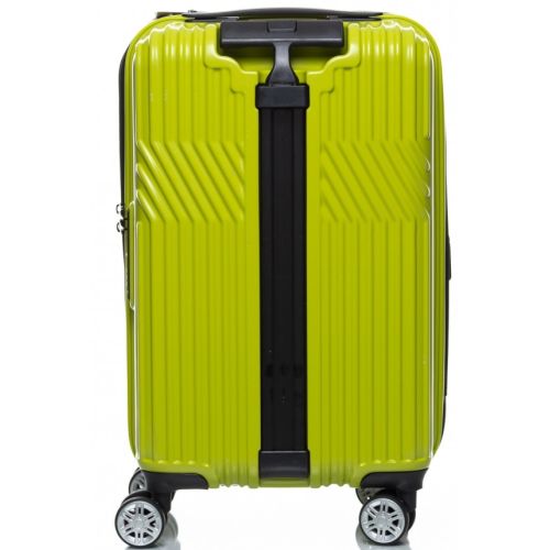 Маленький чемодан на колесах их поликарбоната 42L Sumdex салатовый