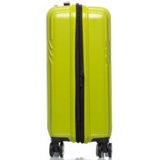 Маленький чемодан на колесах их поликарбоната 42L Sumdeх салатовый