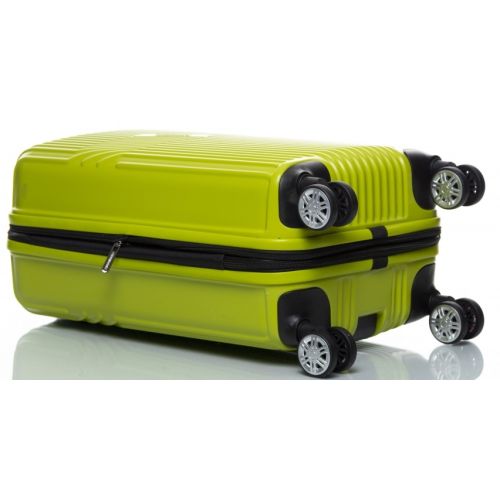 Маленький чемодан на колесах их поликарбоната 42L Sumdex салатовый