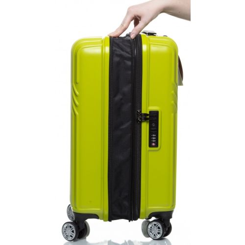 Маленький чемодан на колесах их поликарбоната 42L Sumdex салатовый