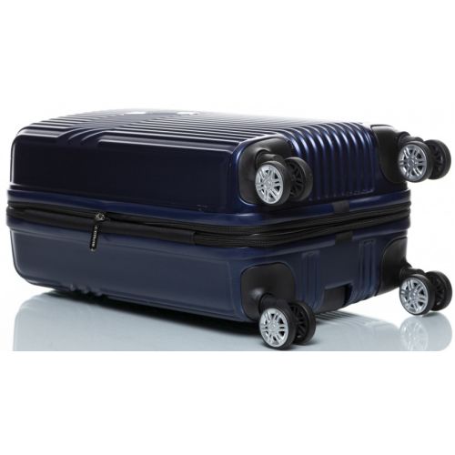 Маленький чемодан на колесах их поликарбоната 42L Sumdex синий