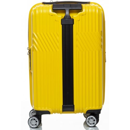 Маленький чемодан на колесах их поликарбоната 42L Sumdex желтый