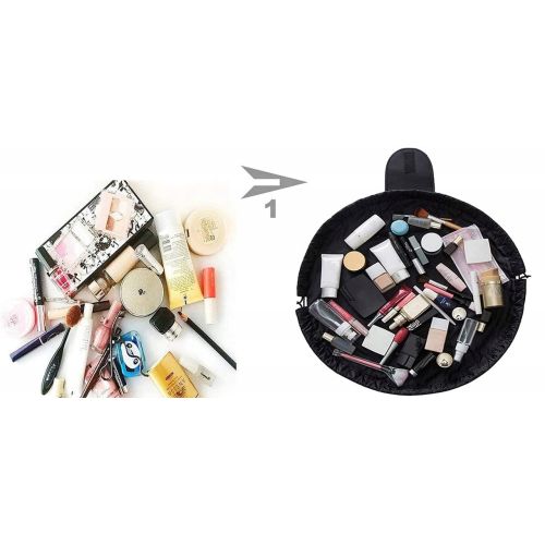 Косметичка, несессер, сумка для косметики Topmove черная