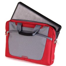 Сумка для ноутбука  16 дюймов Sumdeх PON-318RD Красная с серым