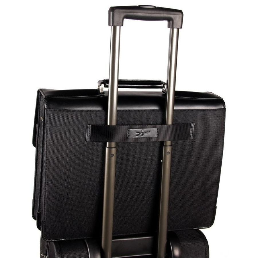 Элегантный деловой портфель Fouquet NBC-1001B черный