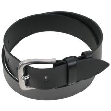 Широкий кожаный мужской ремень Skipper 1609-50 Черный