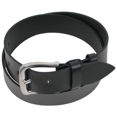 Широкий кожаный мужской ремень Skipper 1609-50 Черный