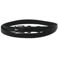 Женский кожаный поясок, ремень Skipper1607-15 Черный 