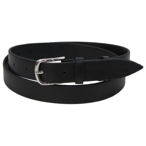 Женский ремень из натуральной кожи Skipper 1608-25	 Черный