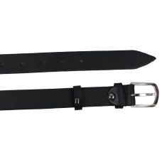 Женский ремень из натуральной кожи Skipper 1608-25	 Черный 