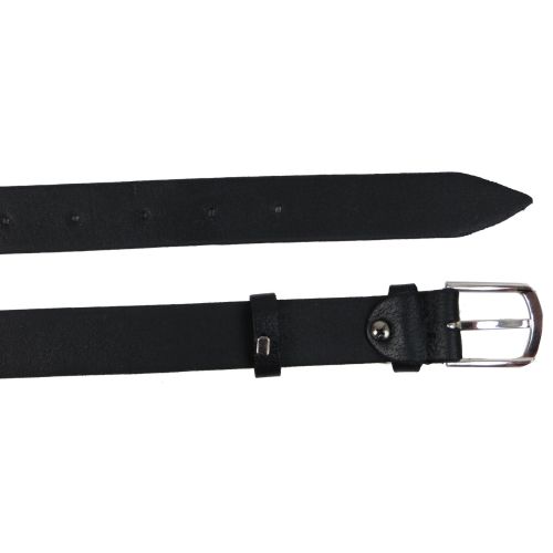 Женский ремень из натуральной кожи Skipper 1608-25	 Черный