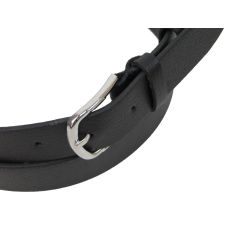 Женский ремень из натуральной кожи Skipper 1608-25	 Черный 