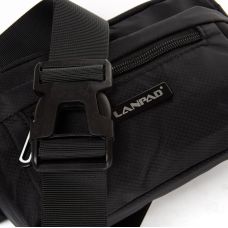 Сумка мужская на пояс бананка Lanpad Черна