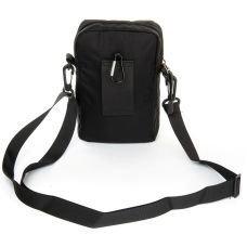 Небольшая мужская сумка через плечо Lanpad Черная