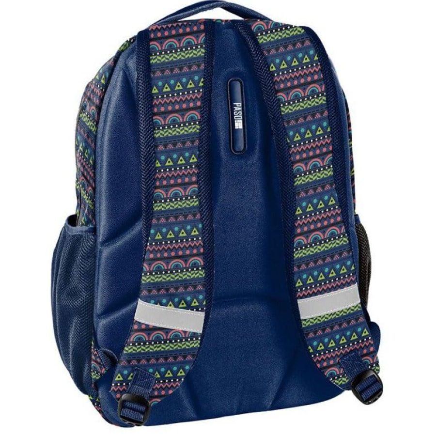 Рюкзак молодежный PASO 18-2706PC разноцветный