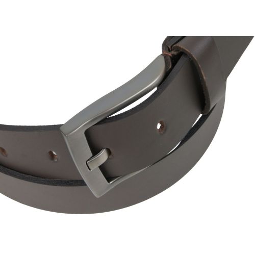 Мужской ремень под джинсы Skipper 1613-45	Темно коричневый