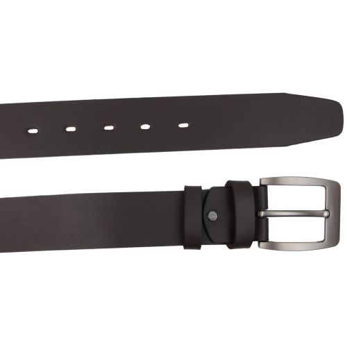 Широкий мужской ремень под джинсы Skipper 1612-45  Темно коричневый