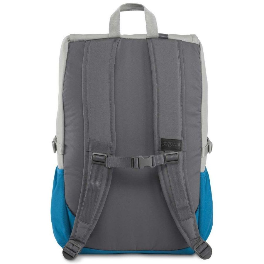 Городской рюкзак 28L Jansport Hatchet серый с голубым