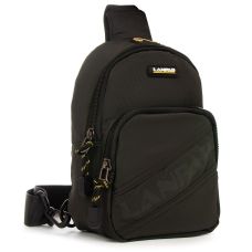 Мужская сумка на плечо, слинг Lanpad черная