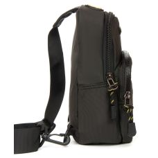 Мужская сумка на плечо, слинг Lanpad черная