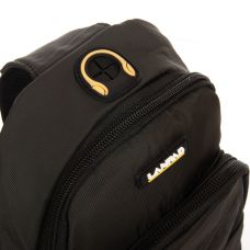 Мужская сумка на плечо, слинг Lanpad черная