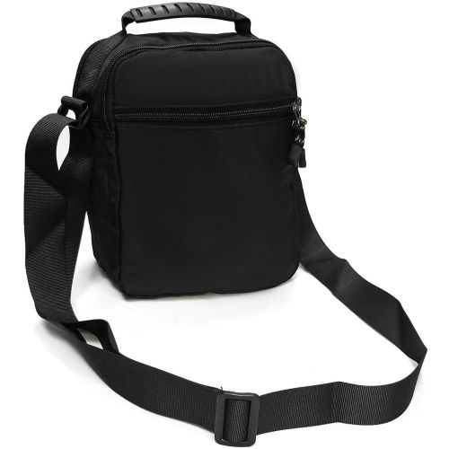 Мужская сумка наплечная Lanpad черная