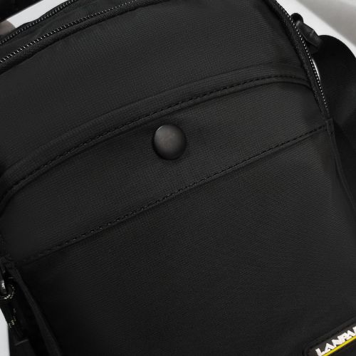 Мужская сумка наплечная Lanpad черная