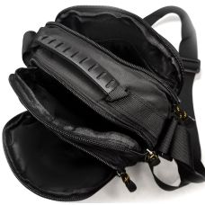 Мужская сумка наплечная Lanpad черная