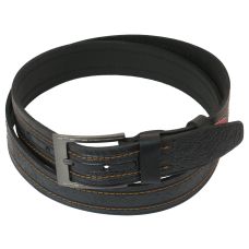 Ремень под джинсы Skipper черный 3,8 см