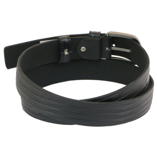 Ремень под брюки Skipper черный 3,3 см