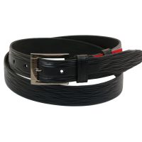 Ремень под брюки Skipper черный 3,3 см (1034-33)