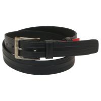 Мужской ремень под брюки Skipper черный 3,5 см (1036-35)