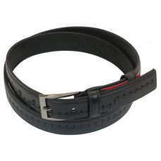 Мужской ремень под брюки Skipper черный 3,5 см (1048-35)