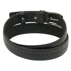 Мужской ремень под брюки Skipper черный 3,5 см (1048-35)