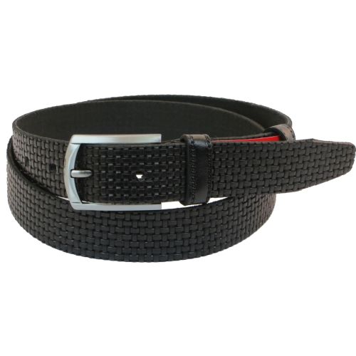 Ремень под брюки Skipper черный 3,5 см (1039-35)