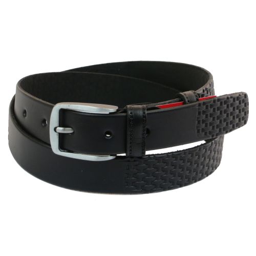 Ремень под брюки Skipper черный 3,5 см (1018-35)