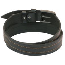 Ремень под джинсы Skipper черный 3,8 см (1016-38)