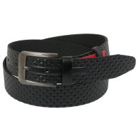 Ремень под джинсы Skipper черный 3,8 см (1110-38)