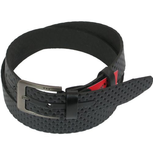 Ремень под джинсы Skipper черный 3,8 см (1110-38)