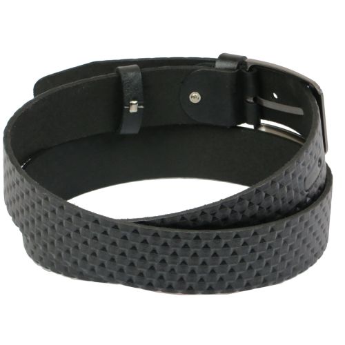 Ремень под джинсы Skipper черный 3,8 см (1110-38)