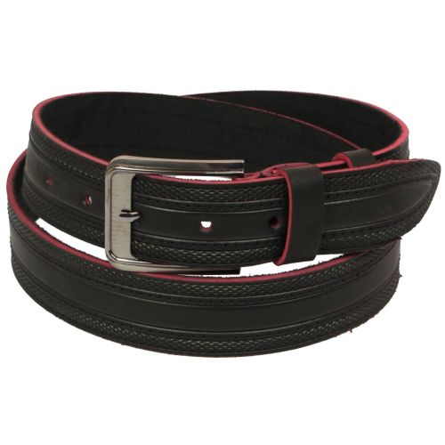 Ремень под джинсы Skipper черный 3,8 см (1099-38)