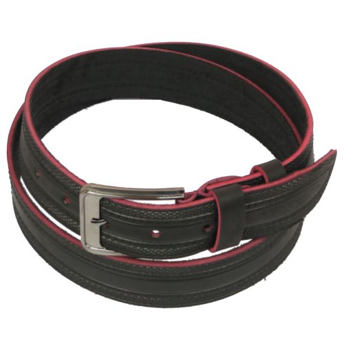 Ремень под джинсы Skipper черный 3,8 см (1099-38)