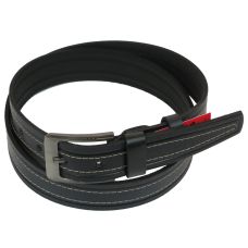 Ремень под джинсы Skipper черный 3,8 см (1092-38)