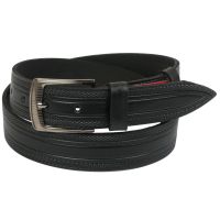 Ремень под джинсы Skipper черный 3,8 см (1122-38)